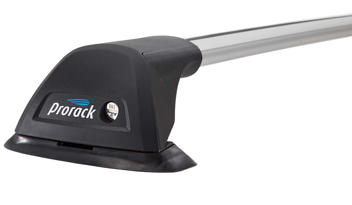 Aero Flush Bar Silver 115 cm Single Prorack NZ